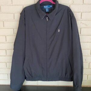 Vintage Polo Ralph Lauren Harrington Bomber Jacket Plaid Lined Size 2XL XXL